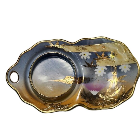 Vintage Shofu Hand-Painted Tea Set Japanese Porcelain Collectible Traditional - Picture 2 of 13